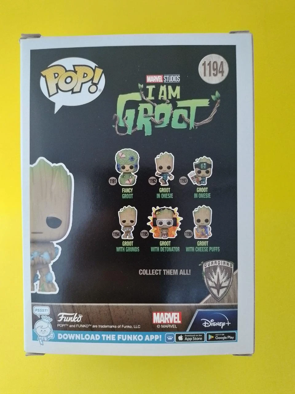 Funko Pop! Marvel I Am Groot - Groot met Grund #1194 - NIEUW/ONGEPENS – photo 3
